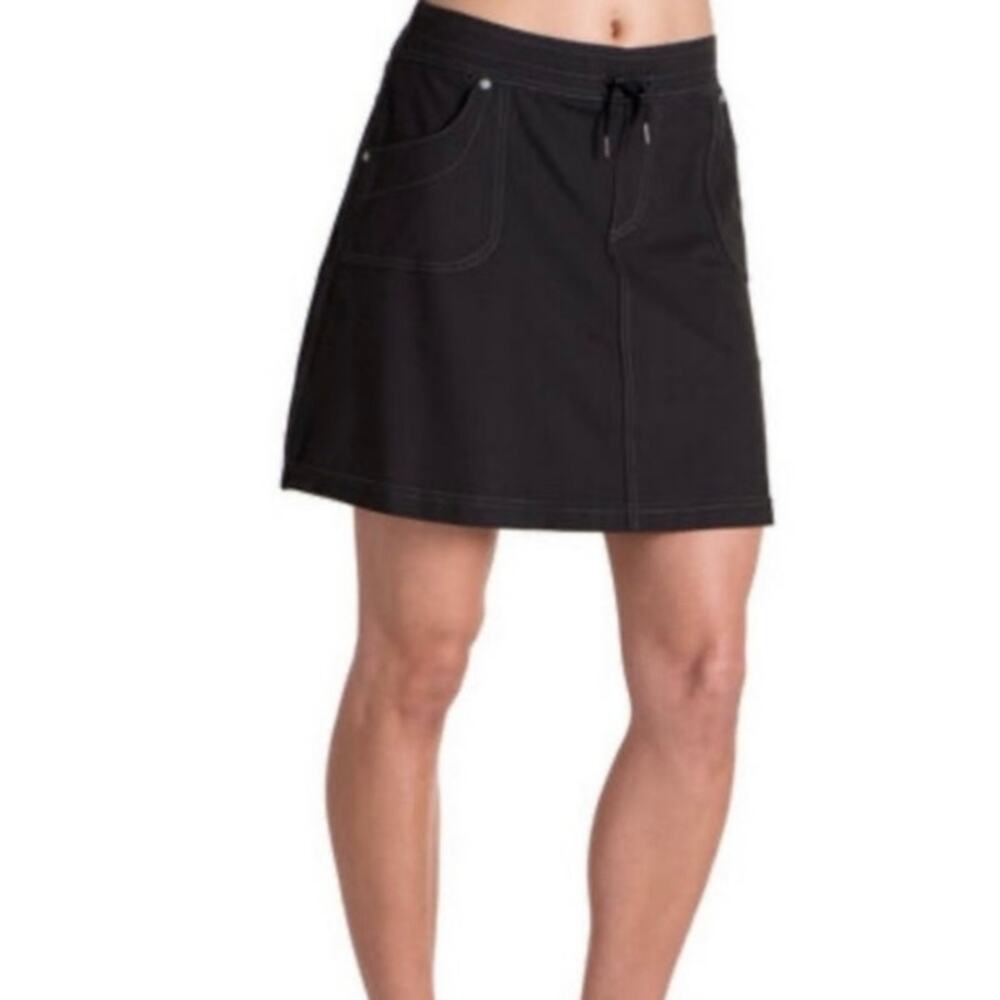 KÜHL Mova Sport Cargo Skort Black Size M Athletic Hiking Outdoor Lightweight